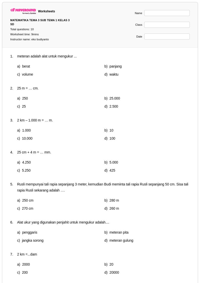 5 Rahasia Sukses Belajar Contoh Soal Kelas 3 SD Tema 3 Subtema 3 Agar Cepat Paham