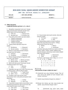 Soal Essay Seni Budaya Kelas 8 Semester 2 Dalchaebi