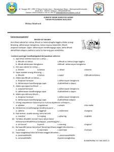 Soal UTS Bahasa Madura Kelas 3 Semester 1 PDF Chess Openings