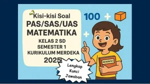 Kisi-kisi Soal PAS SAS UAS Matematika Kelas 2 SD Semester 1 Kurikulum