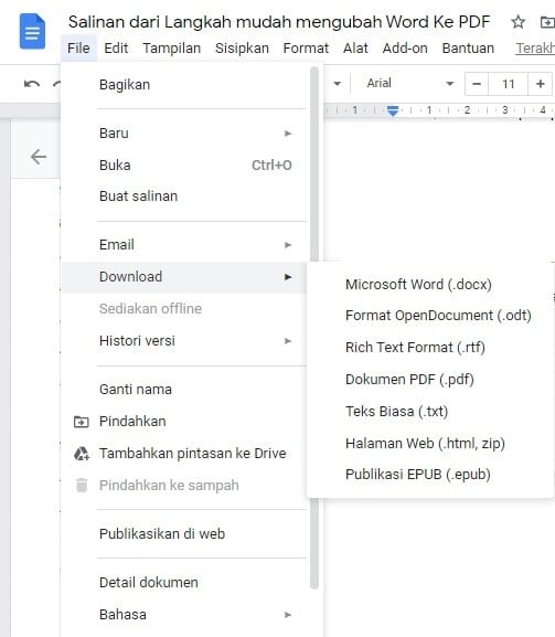 3 Langkah Cepat Mengubah Dokumen Word ke PDF Lewat WhatsApp Web Tanpa Aplikasi Tambahan