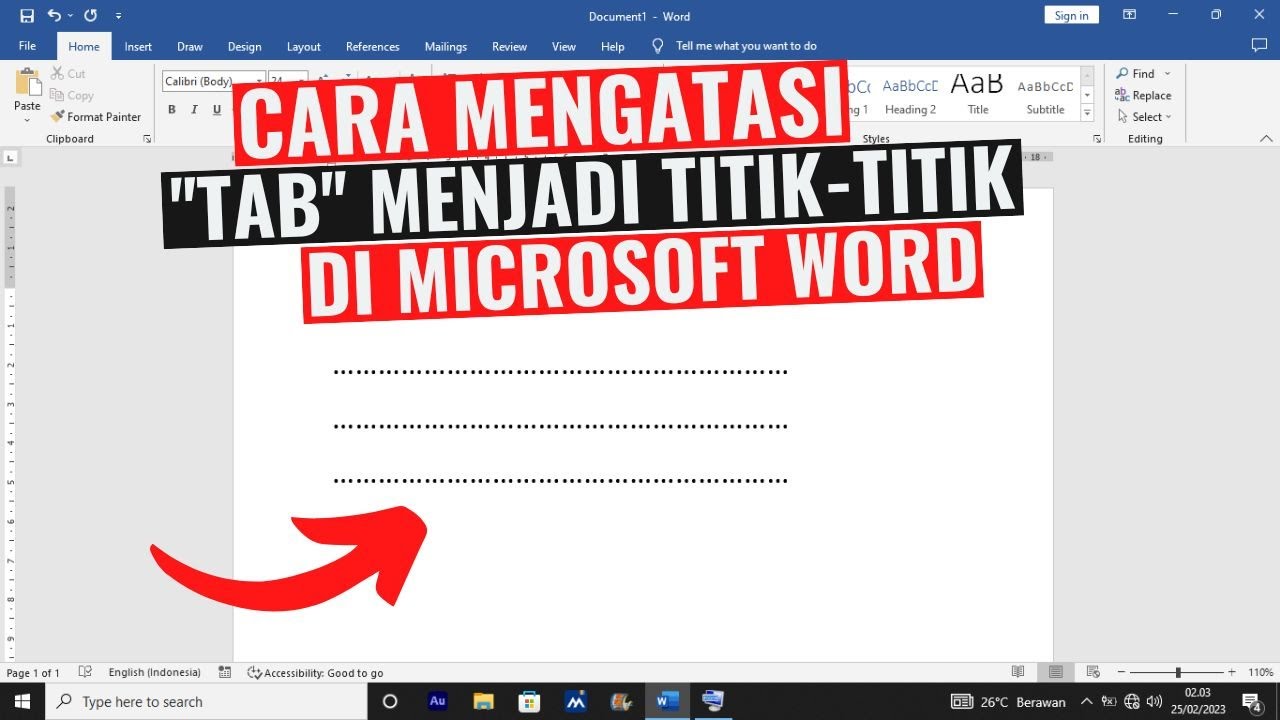 Cara Membuat Daftar Isi Titik Titik Otomatis Di Microsoft Word - Free