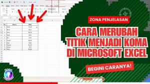 Cara Merubah Titik Menjadi Koma di Excel - YouTube