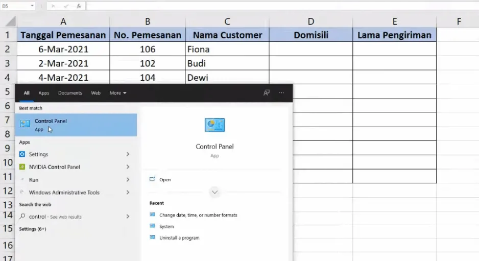 Cara Ganti Titik Koma Jadi Koma di Rumus Excel dan Sebaliknya