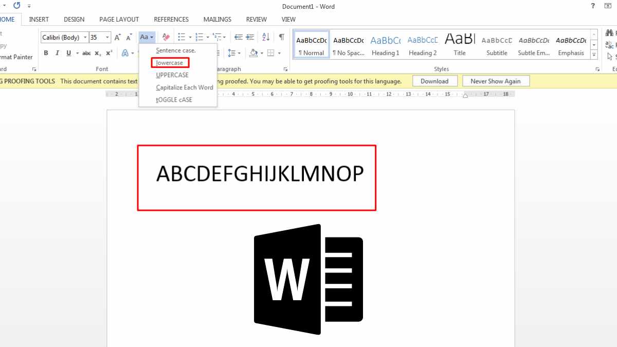 7 Rahasia Cepat untuk mengubah huruf kapital ke huruf kecil di word 2007 Terungkap