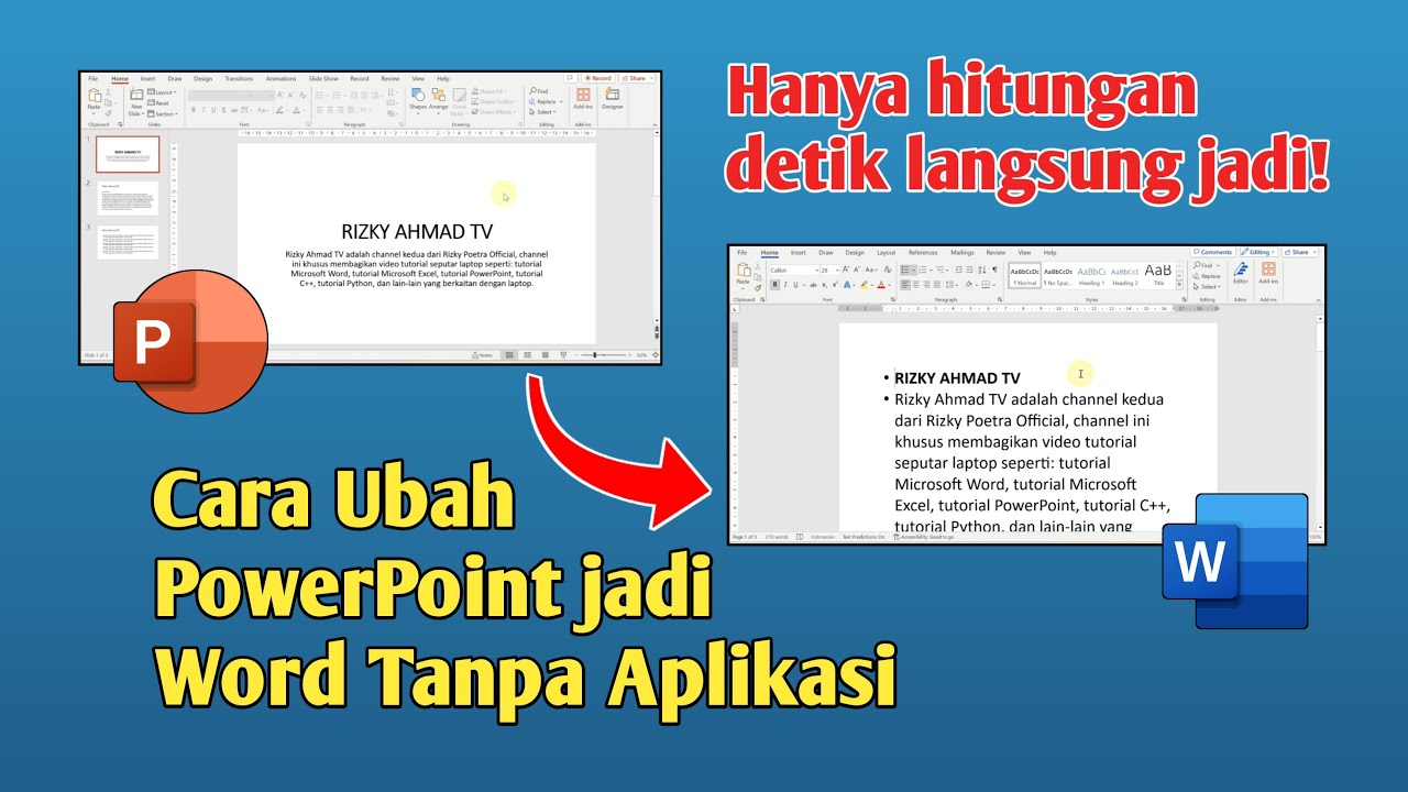 Rahasia Lenovo IdeaPad Slim 3i Intel Core 3, Tonton Video Mengubah Powerpoint ke Word