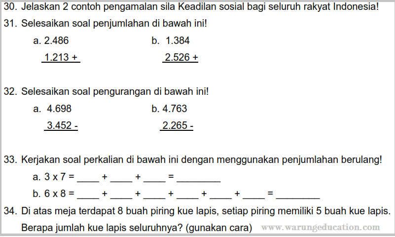 Terungkap! Contoh soal uts kelas 3 tema 1 paket 2 terkait jadwal Liga 1 2026 wajib tahu Terungkap! Contoh soal uts kelas 3 tema 1 paket 2 terkait jadwal Liga 1 2026 wajib tahu
