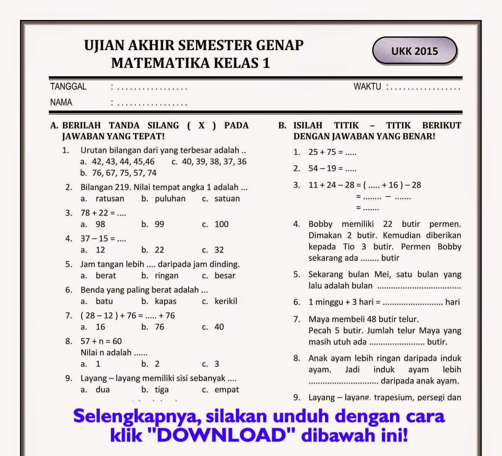 Rahasia Juara Seperti Timnas Ternyata Bisa Lewat Soal Rangking 1 untuk Kelas 1 2 3 SD Rahasia Juara Seperti Timnas Ternyata Bisa Lewat Soal Rangking 1 untuk Kelas 1 2 3 SD