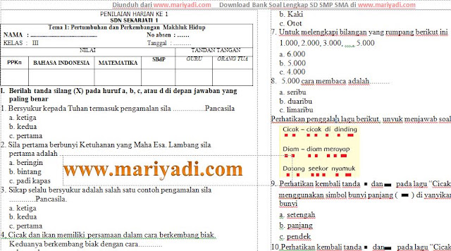 Rahasia Lulus Ujian: Kumpulan soal remedial kelas 3 sd semester 1 kurikulum 2013 Rahasia Lulus Ujian: Kumpulan soal remedial kelas 3 sd semester 1 kurikulum 2013