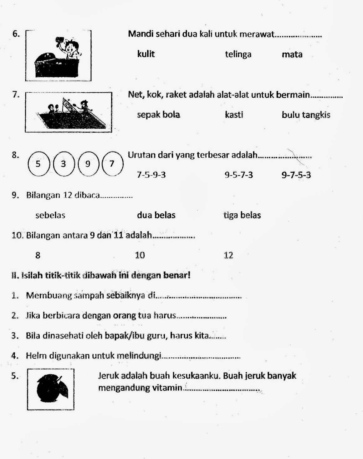 Wajib Tahu 5 Bocoran soal akhir semester 2 kelas 1 sd kurikulum 2013 Agar Nilai Sempurna Wajib Tahu 5 Bocoran soal akhir semester 2 kelas 1 sd kurikulum 2013 Agar Nilai Sempurna